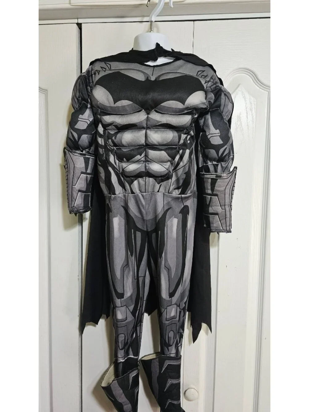 Batman Muscle Costume Boy 4-6 Mask Cape Justice League DC Comic Rubies Superhero